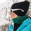 image:image100 Merino Wool  Midweight Neck Gaiter  Skiing Neck Warmer  Winter Face Mask  Multipurpose HeadwearEmerald Green