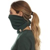 image:image100 Merino Wool  Midweight Neck Gaiter  Skiing Neck Warmer  Winter Face Mask  Multipurpose HeadwearForest Green