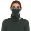 image:image100 Merino Wool  Midweight Neck Gaiter  Skiing Neck Warmer  Winter Face Mask  Multipurpose HeadwearForest Green