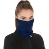 image:image100 Merino Wool  Midweight Neck Gaiter  Skiing Neck Warmer  Winter Face Mask  Multipurpose HeadwearNavy Blue