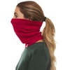 image:image100 Merino Wool  Midweight Neck Gaiter  Skiing Neck Warmer  Winter Face Mask  Multipurpose HeadwearTrue Red