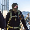 image:image100 Merino Wool Balaclava  Winter Ski Mask  Face Mask  Cold Weather GearOlive Drab