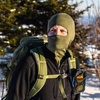 image:image100 Merino Wool Balaclava  Winter Ski Mask  Face Mask  Cold Weather GearOlive Drab