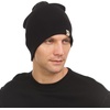 image:image100 Merino Wool Beanie  Expedition Heavyweight Winter HatBlack