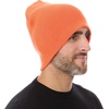 image:image100 Merino Wool Beanie  Expedition Heavyweight Winter HatBlaze Orange