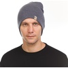 image:image100 Merino Wool Beanie  Expedition Heavyweight Winter HatCharcoal Gray