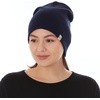 image:image100 Merino Wool Beanie  Expedition Heavyweight Winter HatNavy Blue