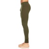 image:image100 Merino Wool Bottoms Mens Base Layer Pants  Long Johns  Thermal Underwear170 Lightweight Olive Drab