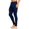 image:image100 Merino Wool Bottoms Mens Base Layer Pants  Long Johns  Thermal Underwear235 Midweight Navy Blue