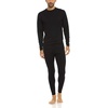 image:image100 Merino Wool Bottoms Mens Base Layer Pants  Long Johns  Thermal Underwear400 Expedition Black