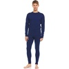 image:image100 Merino Wool Bottoms Mens Base Layer Pants  Long Johns  Thermal Underwear400 Expedition Navy Blue