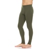image:image100 Merino Wool Bottoms Mens Base Layer Pants  Long Johns  Thermal Underwear400 Expedition Olive Drab