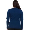 image:image100 Merino Wool Long Sleeve Midweight Mock Neck  Warm Sweater  Soft Base Layer TopNavy Blue