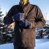 image:image100 Merino Wool Mens Expedition Weight Quarter Zip  Moisture Wicking SweaterBlack