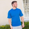 image:image100 Merino Wool Mens Lightweight TShirt  Crew Neck Short Sleeve ShirtAzure Blue