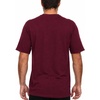 image:image100 Merino Wool Mens Lightweight TShirt  Crew Neck Short Sleeve ShirtBurgundy