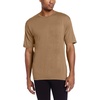 image:image100 Merino Wool Mens Lightweight TShirt  Crew Neck Short Sleeve ShirtDesert Sand