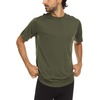 image:image100 Merino Wool Mens Lightweight TShirt  Crew Neck Short Sleeve ShirtOlive Drab