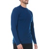 image:image100 Merino Wool Mens Midweight Mock Neck  Base Layer Top  Warm Under ShirtNavy Blue