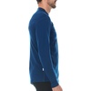 image:image100 Merino Wool Mens Midweight Mock Neck  Base Layer Top  Warm Under ShirtNavy Blue