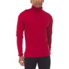 image:image100 Merino Wool Mens Turtleneck  Midweight Long Sleeve Base LayerTrue Red