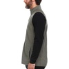 image:image100 Merino Wool Mens Vest  Expedition Heavyweight Vest  Moisture WickingGranite Green