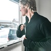 image:image100 Merino Wool Quarter Zip  Mens Expedition Weight Mid Layer  Moisture Wicking  Anti OdorBlack