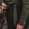 image:image100 Merino Wool Zip Off Base Layer 34 Bottoms  Mens Expedition Weight Thermal UnderwearBlack