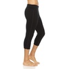 image:image100 Merino Wool Zip Off Base Layer 34 Bottoms  Mens Expedition Weight Thermal UnderwearBlack