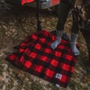 image:imageCamp Throw Blanket  80 Recycled Wool  Buffalo Plaid  Warm Throw Blanket  Thick  Washable  62W x 80L  Brown and Tan PlaidBrown  Tan