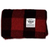 image:imageCamp Throw Blanket  80 Recycled Wool  Buffalo Plaid  Warm Throw Blanket  Thick  Washable  62W x 80L  Brown and Tan PlaidRed  Black