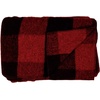 image:imageCamp Throw Blanket  80 Recycled Wool  Buffalo Plaid  Warm Throw Blanket  Thick  Washable  62W x 80L  Brown and Tan PlaidRed and Black Plaid