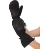image:imageHeavyweight Mittens  Ski Mitts  Warm Breathable Winter Mittens  Wool InsulationBlack