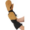 image:imageHeavyweight Mittens  Ski Mitts  Warm Breathable Winter Mittens  Wool InsulationTanBlack