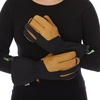 image:imageLeather Ski Glove  Warm Breathable Winter Gloves for Snow Sports  Wool Insulation  Classic Snowboarding GlovesTanBlack