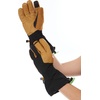 image:imageLeather Ski Glove  Warm Breathable Winter Gloves for Snow Sports  Wool Insulation  Classic Snowboarding GlovesTanBlack