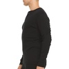 image:imageLong Sleeve Mens Henley  100 Merino Wool  3 Button Front Closure  Casual ShirtBlack