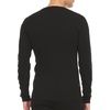 image:imageMens Long Sleeve VNeck  100 Merino Wool Base Layer  Casual Shirt  Under Layer  MidlayerBlack
