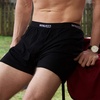 image:imageMens Micro Weight Woolverino Boxer Shorts 84 Merino Wool 12 Nylon 4 SpandexBlack