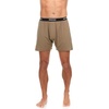 image:imageMens Micro Weight Woolverino Boxer Shorts 84 Merino Wool 12 Nylon 4 SpandexTan 499
