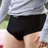 image:imageMens Micro Weight Woolverino Briefs 84 Merino Wool 12 Nylon 4 SpandexBlack
