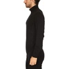image:imageMens Microweight 14 Zip Mock Neck  Base Layer Shirt  Merino Wool Thermal TopBlack