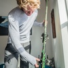 image:imageMens Midweight Base Layer Long Sleeve Shirt  85 Merino Wool  Moisture Wicking CrewAsh Gray