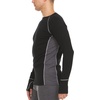 image:imageMens Midweight Base Layer Long Sleeve Shirt  85 Merino Wool  Moisture Wicking CrewBlack Charcoal Gray