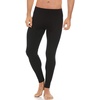 image:imageMens Midweight Flyless Running Tights  85 Merino Wool  Base Layer BottomsBlack