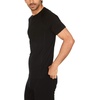 image:imageMerino Wool Mens Micro Weight Raglan TShirt  Short Sleeve Athletic Shirt  AntiOdor  Moisture WickingBlack
