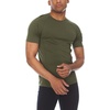 image:imageMerino Wool Mens Micro Weight Raglan TShirt  Short Sleeve Athletic Shirt  AntiOdor  Moisture WickingOlive Drab