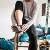 image:imageMerino Wool Three Quarter Skiing Base Layer Pants  Mens Thermal BottomsBlack