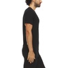 image:imageMerino Wool Woolverino Mens Micro VNeck TShirt Moisture WickingBlack