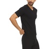 image:imageMerino Wool Woolverino Mens Micro VNeck TShirt Moisture WickingBlack